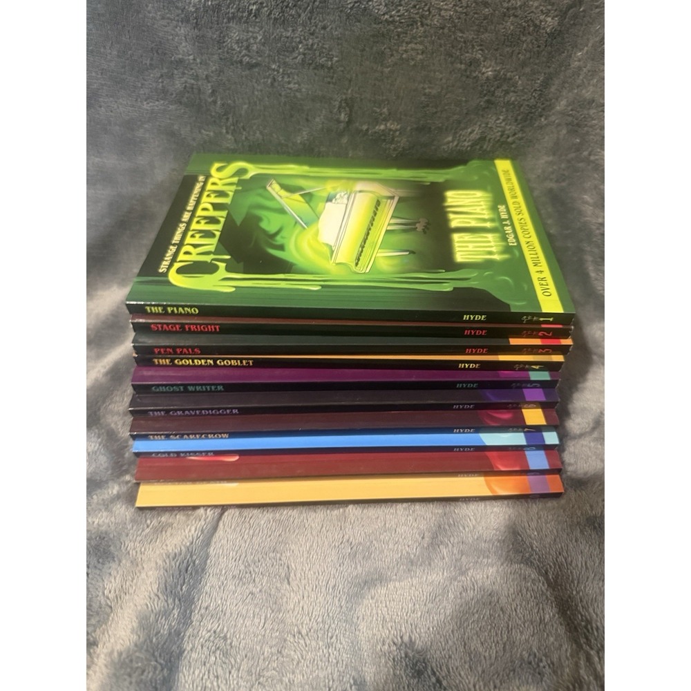 Creepers 1-10 by Edgar J. Hyde (2023) Horror Series Paperbacks Full Set
